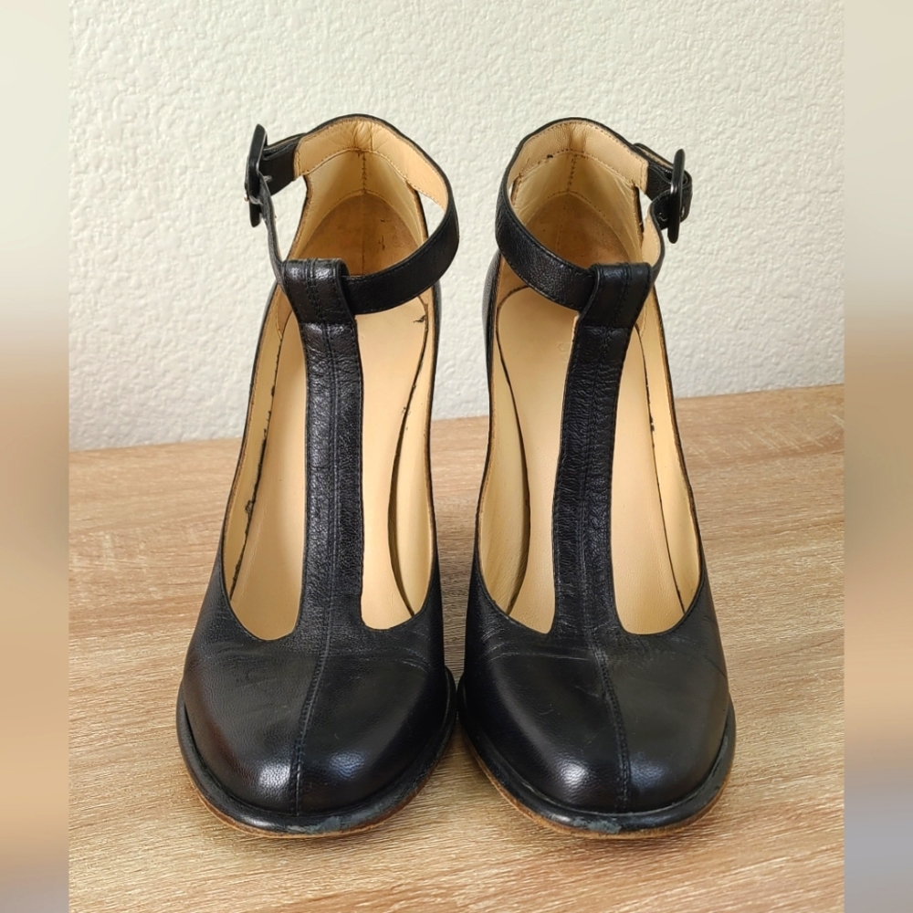 See By Chloe Black T-Strap Heels - Picture 2 of 10